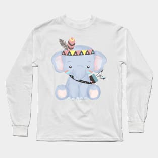 Elephant Long Sleeve T-Shirt